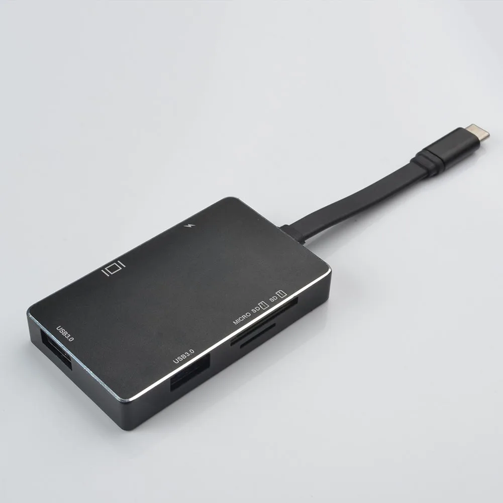 USB C концентратор 5 в 1 Тип Ключ 3 0 65 Вт PD 4K HDMI-совместимого адаптера бытовой