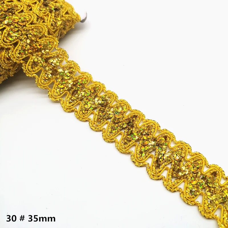 Gold Silver Lace Ribbon Trims For Stage Performance Party Cosplay Wedding Clothes DIY Accessories 2 yards lace ribbon lace garment accessories lace sewing supplies lace decoration lace accessories lace sewing accessories clothing accessories