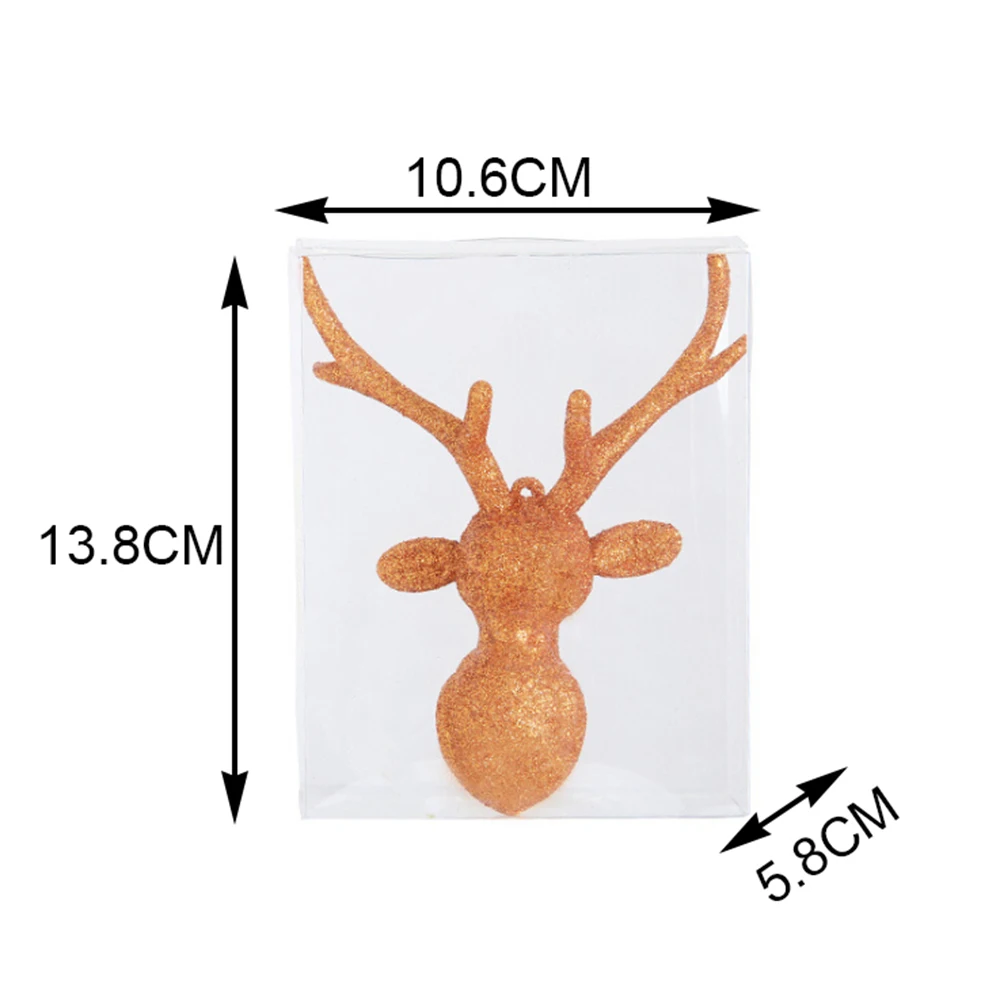 Cartoon Elk Pendant Xmas Party Decor Christmas Tree Decor Deer Pendants Christmas Decoration for Home Wedding Wall