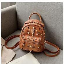 Новая стильная женская Сумка Наплечная Сумка; трендовая уличная сумка INS с жемчугом; многофункциональный универсальный рюкзак для студентов