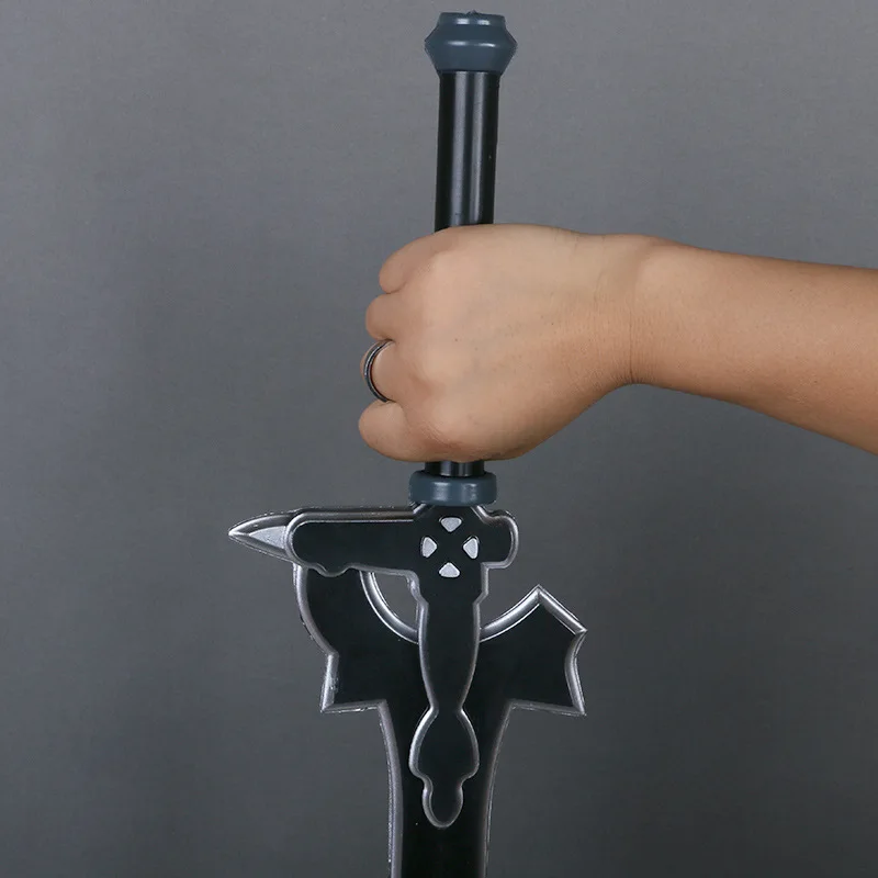 Sword Art Online Cosplay Kirito Sword Weapons Props Sao Rubber Elucidator Dark Repulser Katana Espada Knfie Weapon Toy For Teen