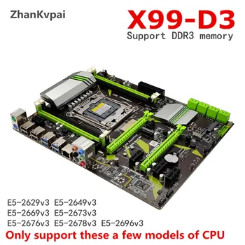 

X99 LGA2011-V3 High Speed Module 3 Channel DDR3Professional Motherboard Stable Desktop Computer Systemboard Mainboard Powerful