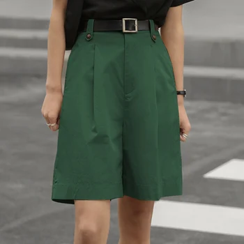 

2020 VONDA Summer Solid Color Women Shorts Plus Size Shorts With Pockets Bohemian Party Women's Bottoms Elegant Shorts Femme