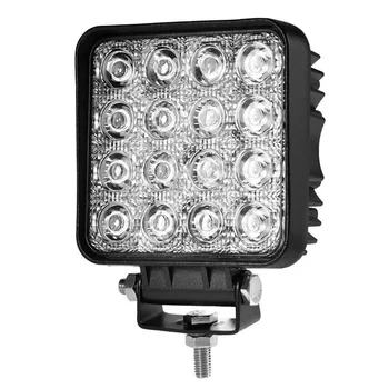 

48W Power LED Long Lifetime Car LED Work Spotlight 60 Degree Floodlight Waterproof Cover Spotlight Truck ATV Off-road SUV Truck