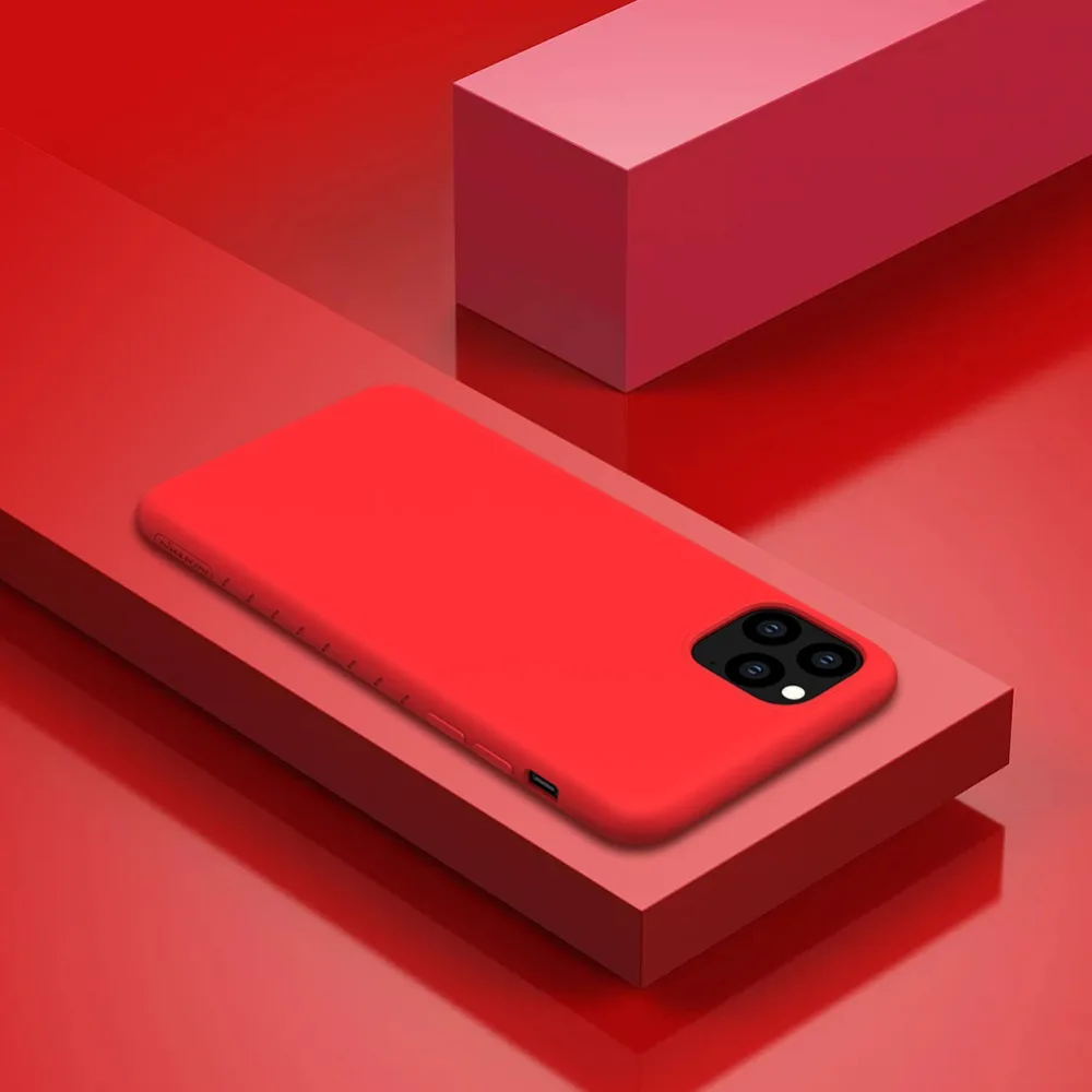 NILLKIN прорезиненный ТПУ чехол для iPhone 11 Pro силиконовый Гладкий защитный чехол для iPhone 11 для iPhone 11 Pro Max