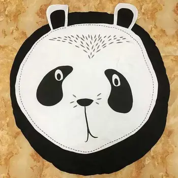 

Cartoon Panda Cotton Children Crawling Mat Kids Game Round Pad Baby Room Decoration Carpet U50F