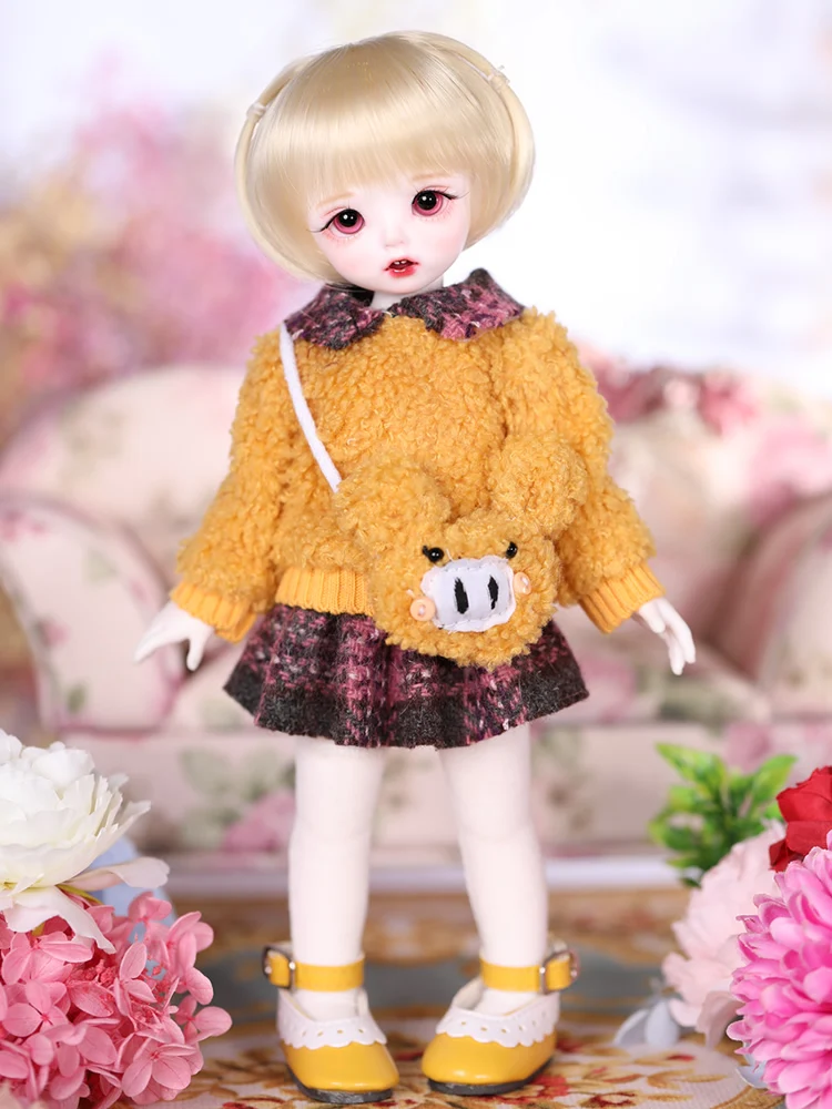 1/6 масштаб BJD Кукла Милый ребенок девочка BJD/SD смола фигурка кукла модель DIY игрушка подарок. В комплекте одежда, обувь, парик полный набор A0086Carol
