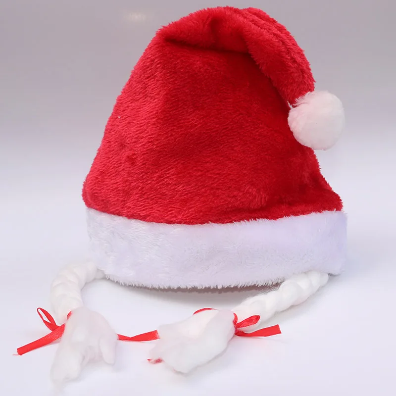 Мягкая Рождественская шапка из плюша вечерние шапки Санта-Клауса для детей и взрослых красное украшение Новогоднее украшение подарок для детей праздничные принадлежности для вечеринок - Цвет: STYLE 26