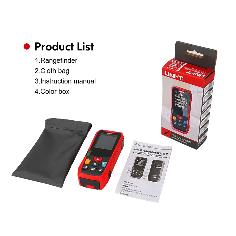 UNI-T LM40 Laser Distance Meter Handheld Mini Laser Rangefinder Tape Range Finder Diastimeter Measure 40m 50m 80m 100m 120m 150m UNI-T LM40 Laser Distance Meter Handheld Mini Laser Rangefinder Tape Range Finder Diastimeter Measure 40m 50m 80m 100m 120m 150m