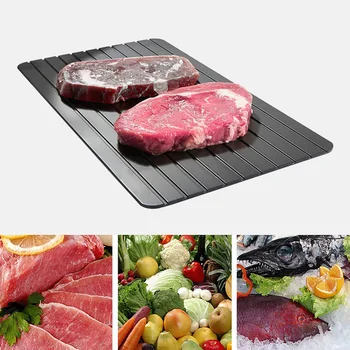 

Quick Defrosting Plate Board Defrost Fast Defrosting Tray Thaw Frozen Food Meat Fruit Kitchen Gadget Tool kitchen homemade