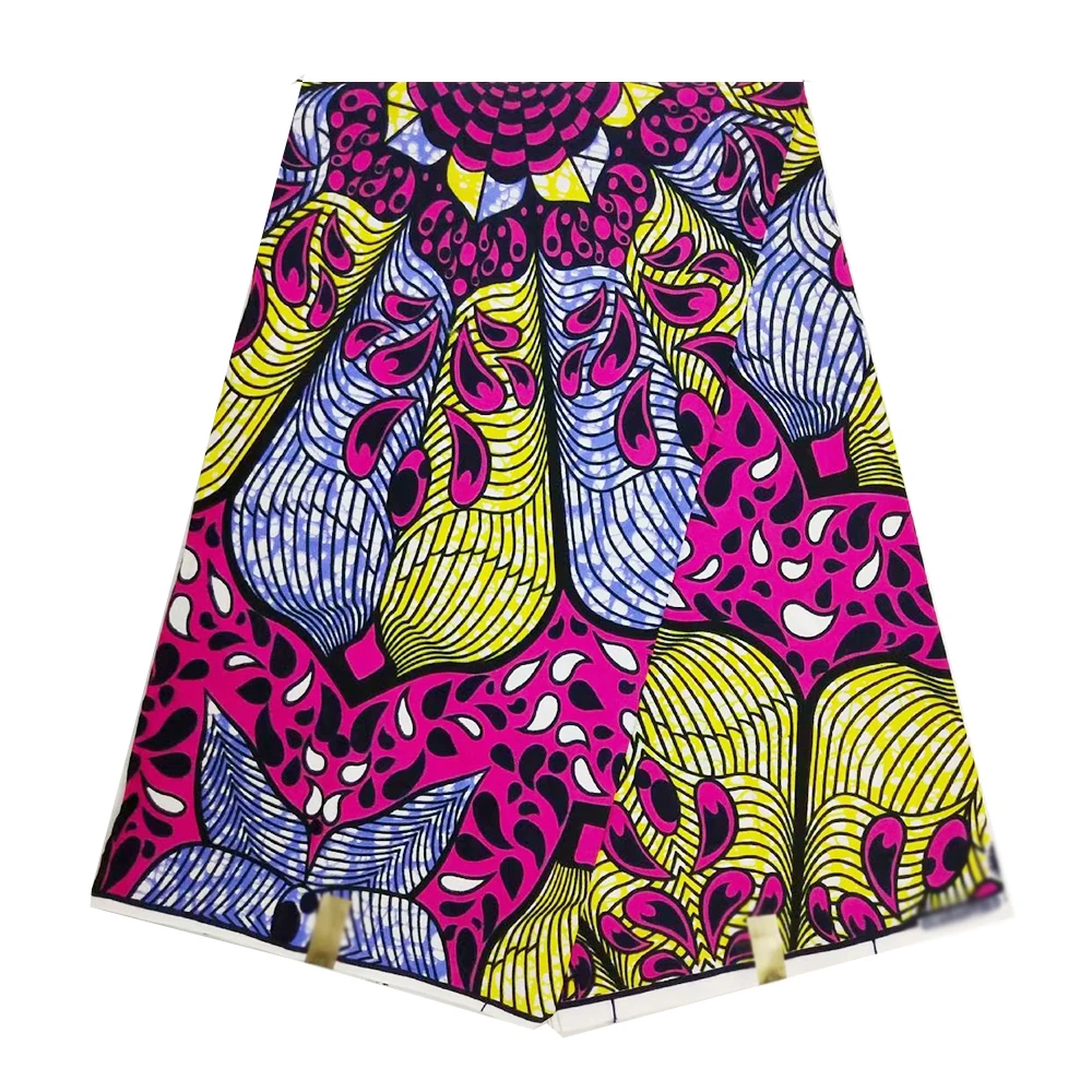 

Nigerian New Wax 100% Cotton African Beautiful Wax Print Fabric Ankara Wax Fabric Luxurious Design Veritable Dutch Wax Fabric