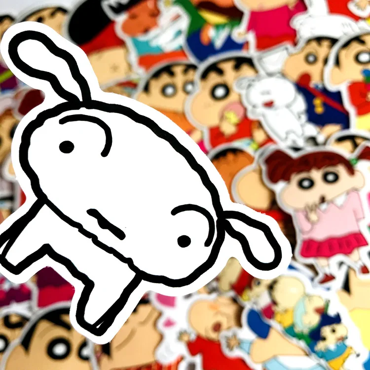 50 шт. мультяшная наклейка s Crayon Shinchan наклейка для багажа скейтборда телефона ноутбука мото велосипеда наклейки для гитары/DIY Скрапбукинг