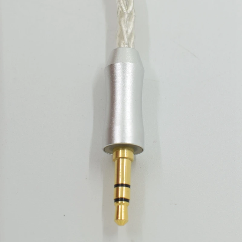 Replacement Audio Cable for Sennheiser IE40PRO Headphones Upgrade Cable Headphone Extension Cord Silver 