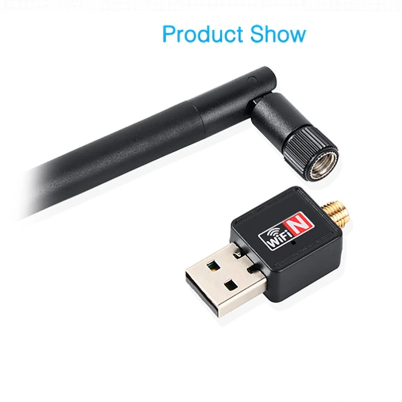 Мини-usb Wifi адаптер 150 Мбит/с 2 дБ Wifi ключ Mt7601 Wi-Fi приемник беспроводная сетевая карта 802.11b/N/G высокоскоростной Wifi Ethernet
