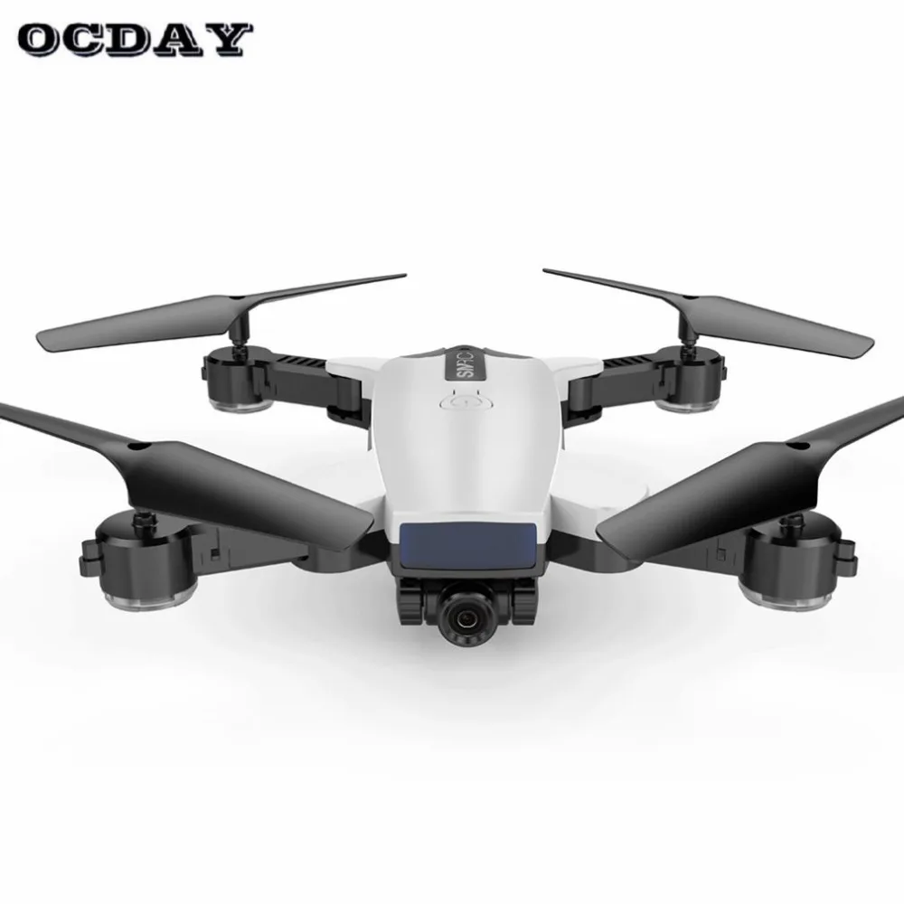 SMRC S6 RC складной мини Безголовый режим Дрон Квадрокоптер самолет с 720P WiFi HD камера светодиодный свет высота удержания ti