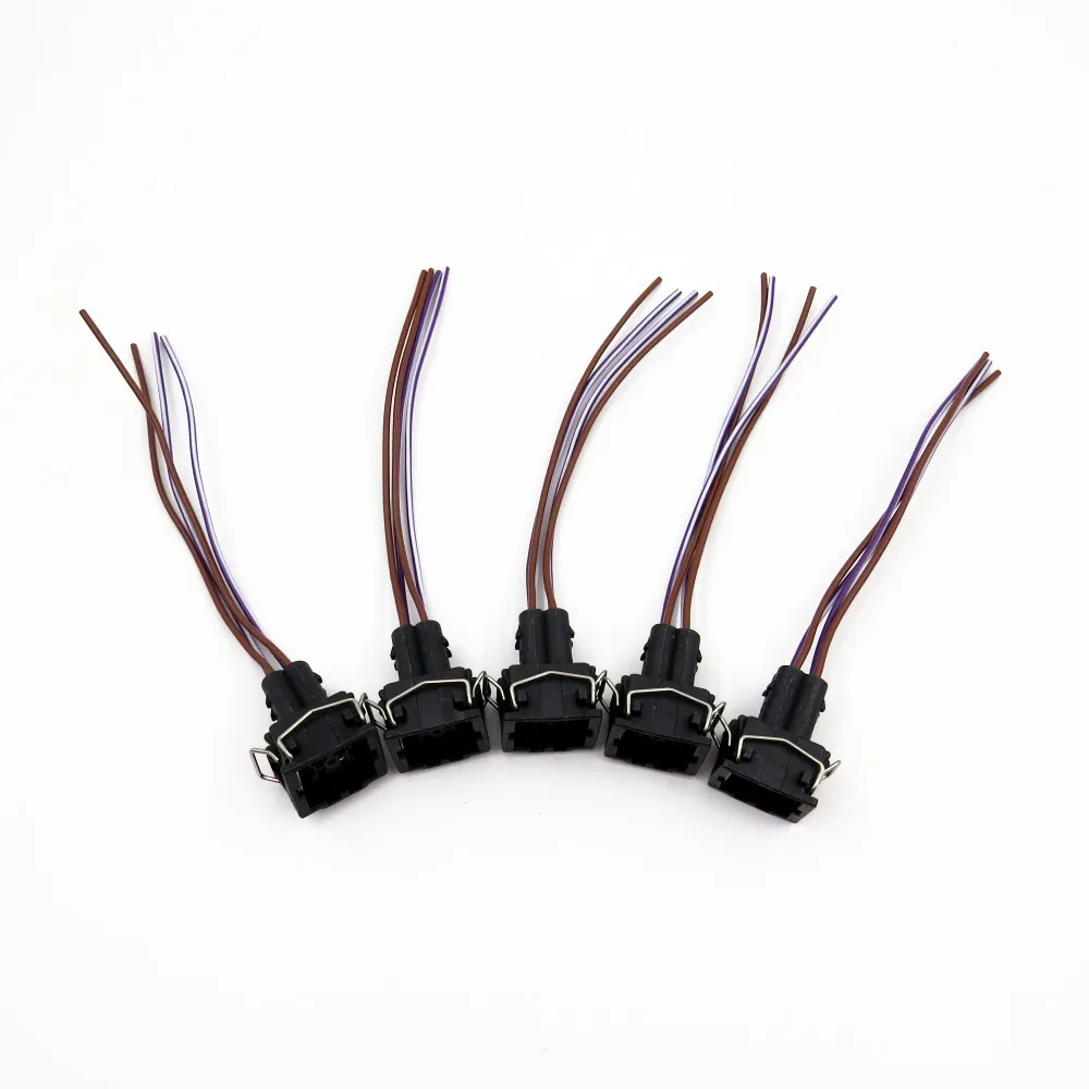 5Pcs Air Conditioning High Pressure Sensor Switch Waterproof Connector Plug Harness Pigtail for Audi A4 357919754 8D0 959 482B | Автомобили
