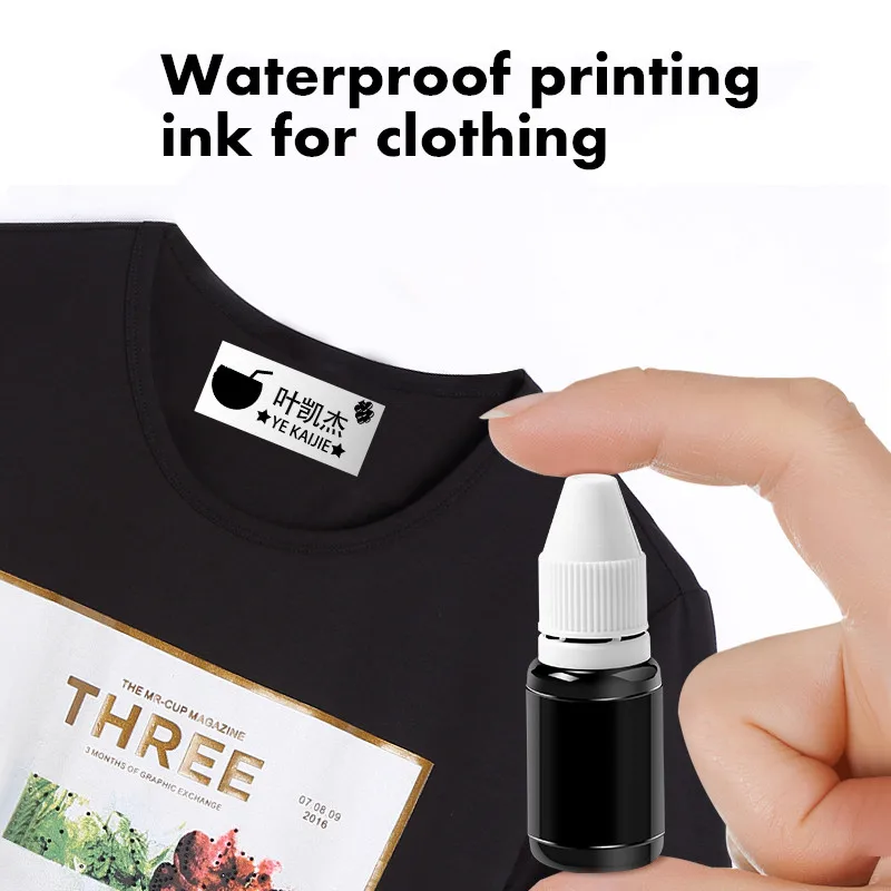 Детское имя печать водонепроницаемый не выцветший детский сад одежда печать светочувствительное уплотнение заказ логотип