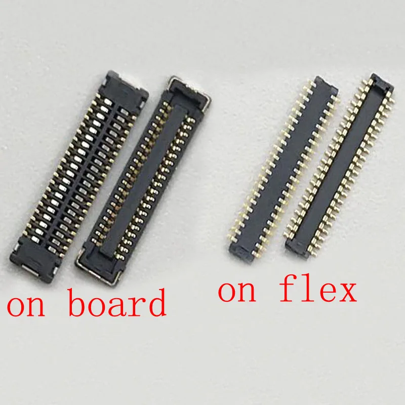 

2pcs LCD display screen flex cable FPC connector for Blackview BV8000 Pro BV8000pro for UHANS H5000 plug on motherboard 40pin
