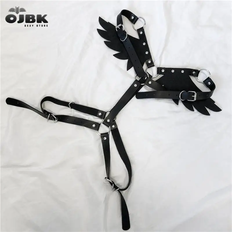 

Ремень кожаный для косплея, в готическом стиле, ретро, средневековый, Ренессанс, крылья ангела, демона, 4 цвета, 2020