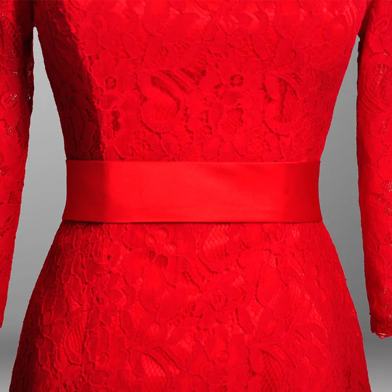 vestido de festa, длинное короткое модное платье для женщин, кружевные вечерние платья с длинным рукавом для выпускного вечера, платья для матери невесты