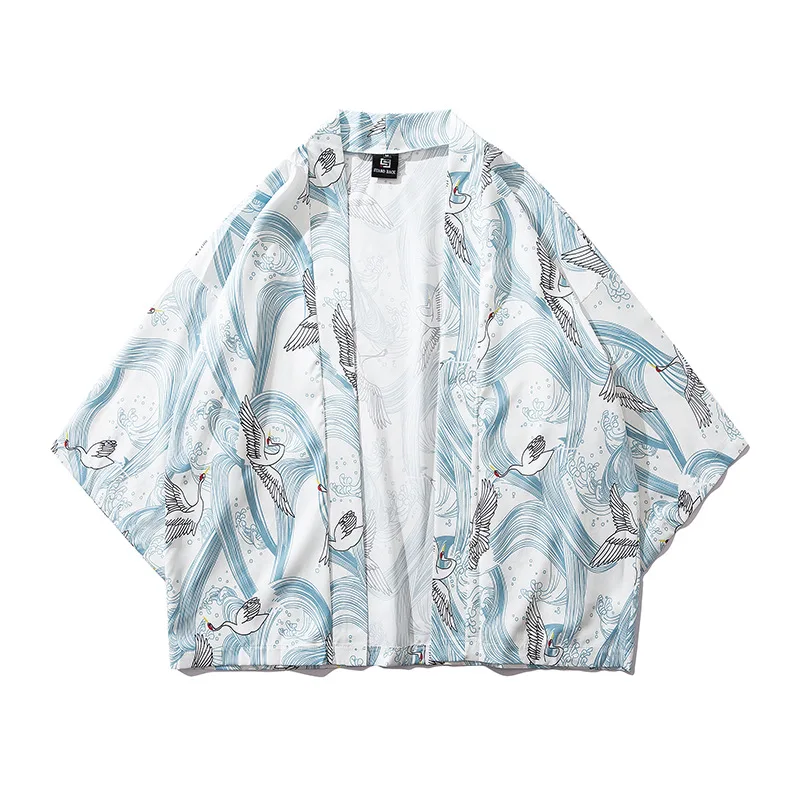 Женский летний кардиган в японском стиле Харадзюку тонкий жакет с рукавом три