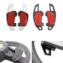 2 шт./компл. Алюминий сплав Руль сдвиг весло металлический удлинитель для VW Golf 7