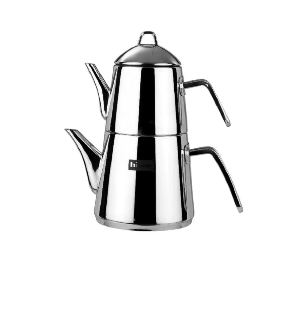 Capsule Bottom  1.0 LT. Stainless Steel Tea Pot   Tea Kettle 