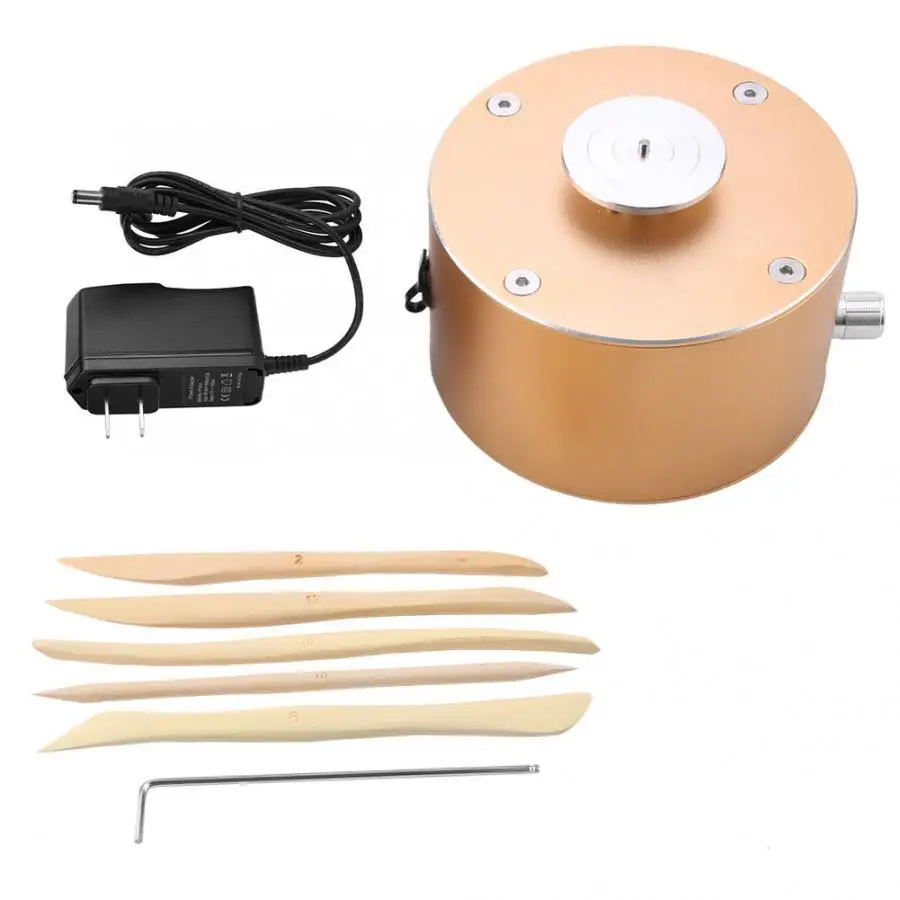 12V Мини глины делая гончарная машина Керамика для рукоделия 100-240V полимерная инструменты