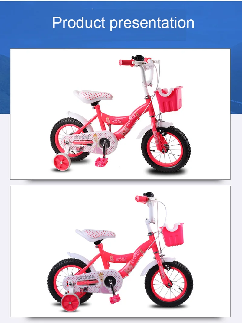 Nieuwe Roze 3 Naar 5 Jarigen Fietsen 12 Inch Kinderen Fietsen Outdoor  Hometrainer|Bicycle| - AliExpress