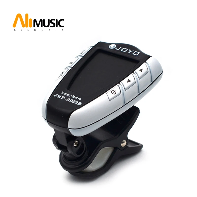 JOYO JMT-9009B 2-в-1 вращающийся ЖК-дисплей гитарный тюнер Clip-on электронный метроном для