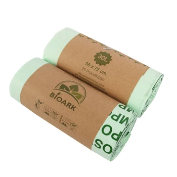 

25 Pcs/lot 55*72cm Kitchen Biodegradable Trash Bags Recycling Garbage Bags