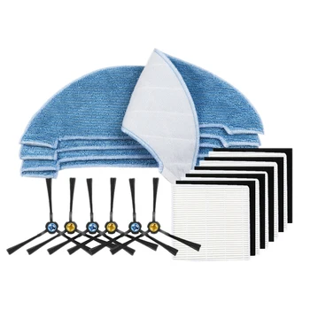 

Sweeper Accessories Kit Filters for Ecovacs DF45 DF43 DF46 Vacuum Cleaner Replacement Brushes