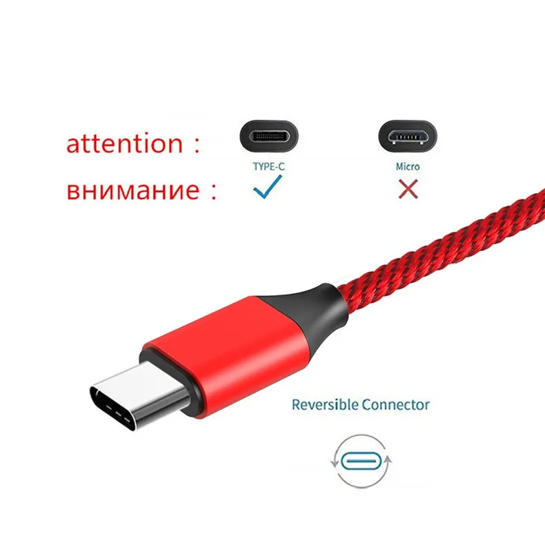NOHON USB кабель type C Быстрая зарядка USB C type-C кабель для мобильного телефона для samsung S9 S10 Plus Xiaomi Oneplus длинный зарядный шнур