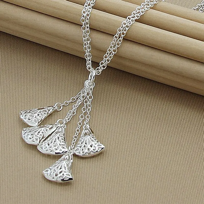 New Arrival Personality Necklace 925 Sterling Silver Fashion Elegant Heart Chain Fine Jewelry |