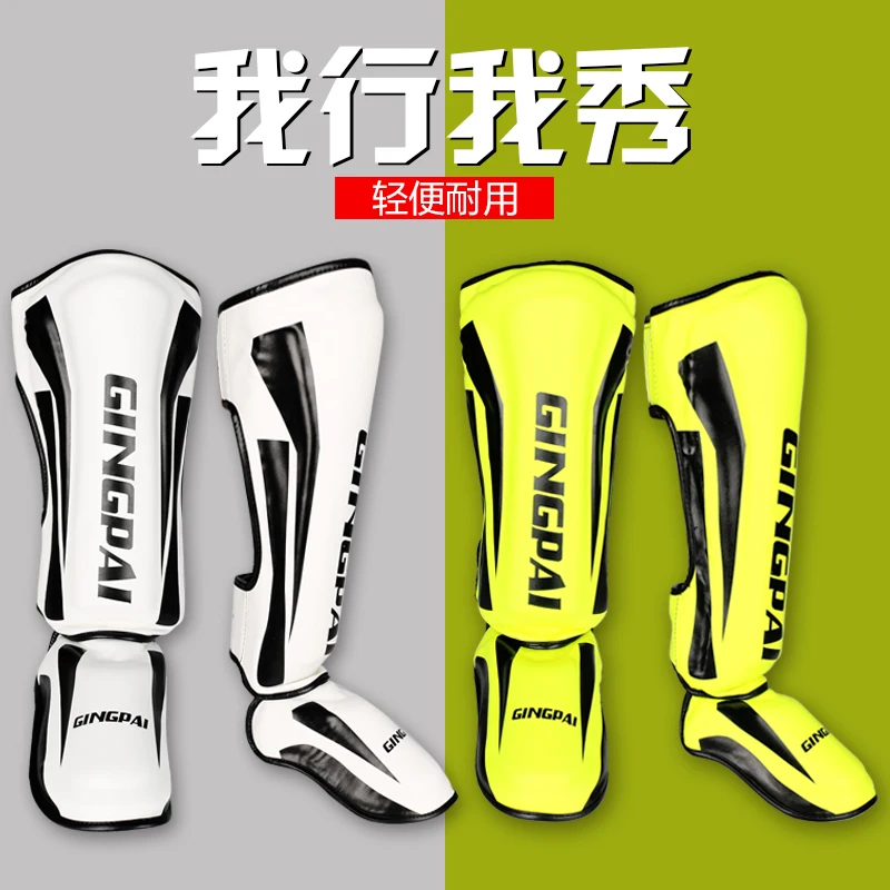 Kickboxing Shin Guards MMA Shank Guard Foot Guard Instep Kickboxing Ankle Support Boxing Taekwondo Leg Boxing Muay Thai Protector Equipment