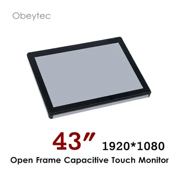 

42inch wall-mounted TV monitor, 1920*1080, 350nits, open frame tft, capacitive touch screen, OB-OPM430