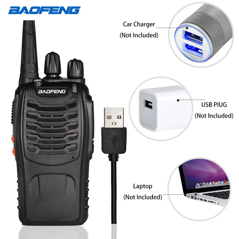 Портативная рация Baofeng bf 888s Talkie 6KM портативная двухсторонняя радиосвязь bf888S UHF 400