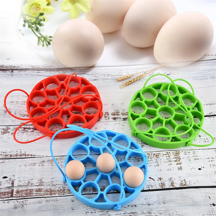 Многофункциональная силиконовая стойка для яйцеварка, 7,5 дюймов форма для пирожных яиц, подделки для кухни, мгновенные горшки, аксессуары, набор изоляционных подушек