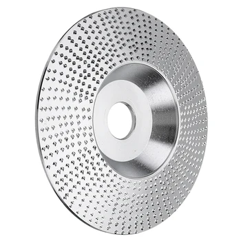 

4 Inch Wood Grinding Wheel Rotary Disc Sanding Wood Carving Tool Abrasive Disc Tools for Angle Grinder