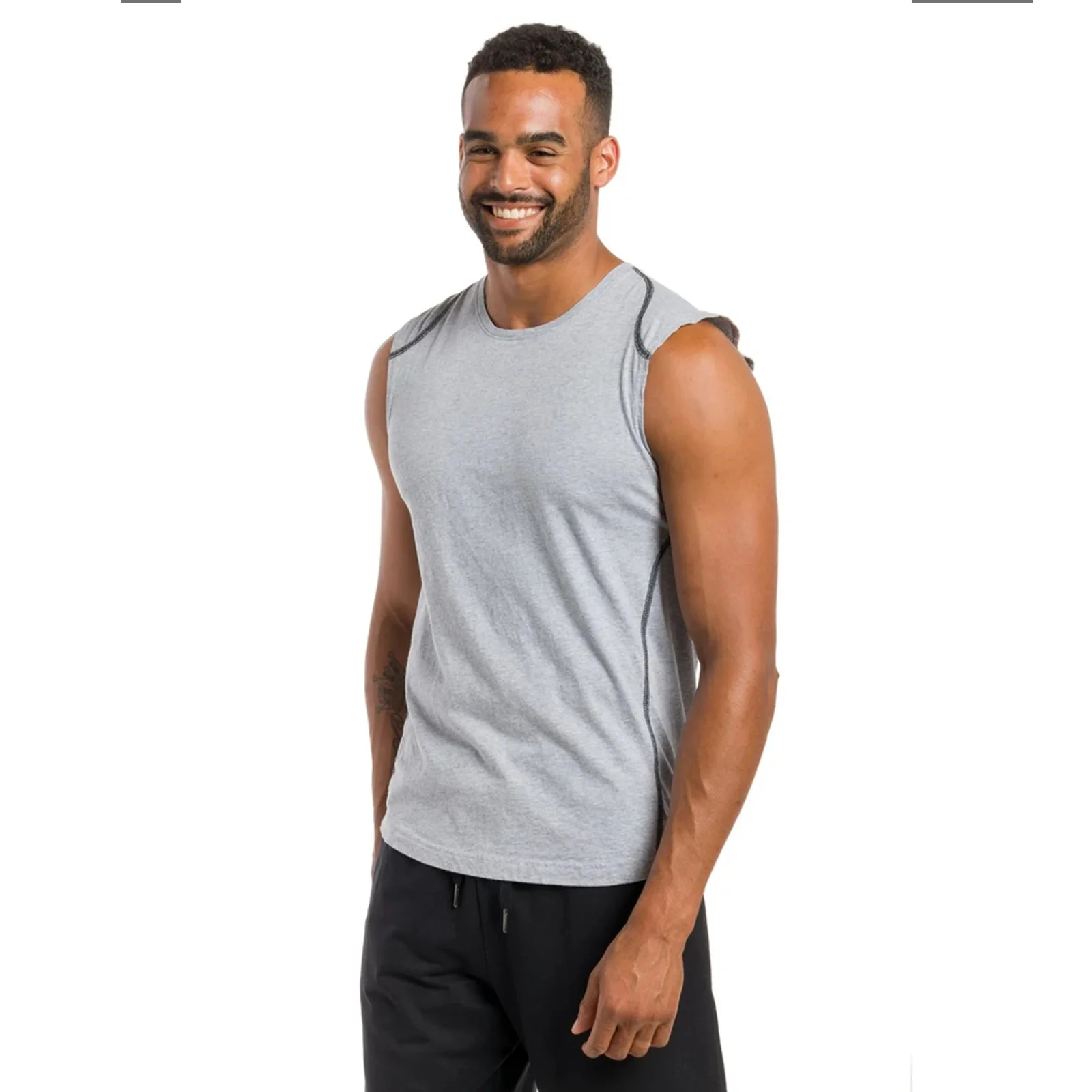 

Men Summer Shirts Sports Shirt Quick Drying Sport Top sleeveless Fitness Running T-shirt Tees Jogger Sportswear for Male