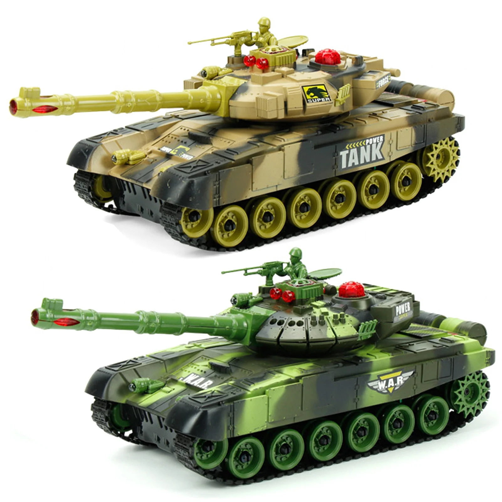 Радиоуправляемый танк M1A2 расстояние 50 м возможность вращения запуск