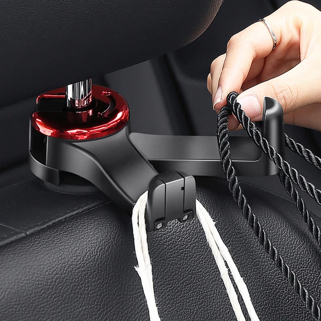 3 in 1 Car Headrest Hook with Phone Holder Seat Back Hanger for Bag Handbag  Purse Grocery Cloth Portable Multifunction Clips - AliExpress