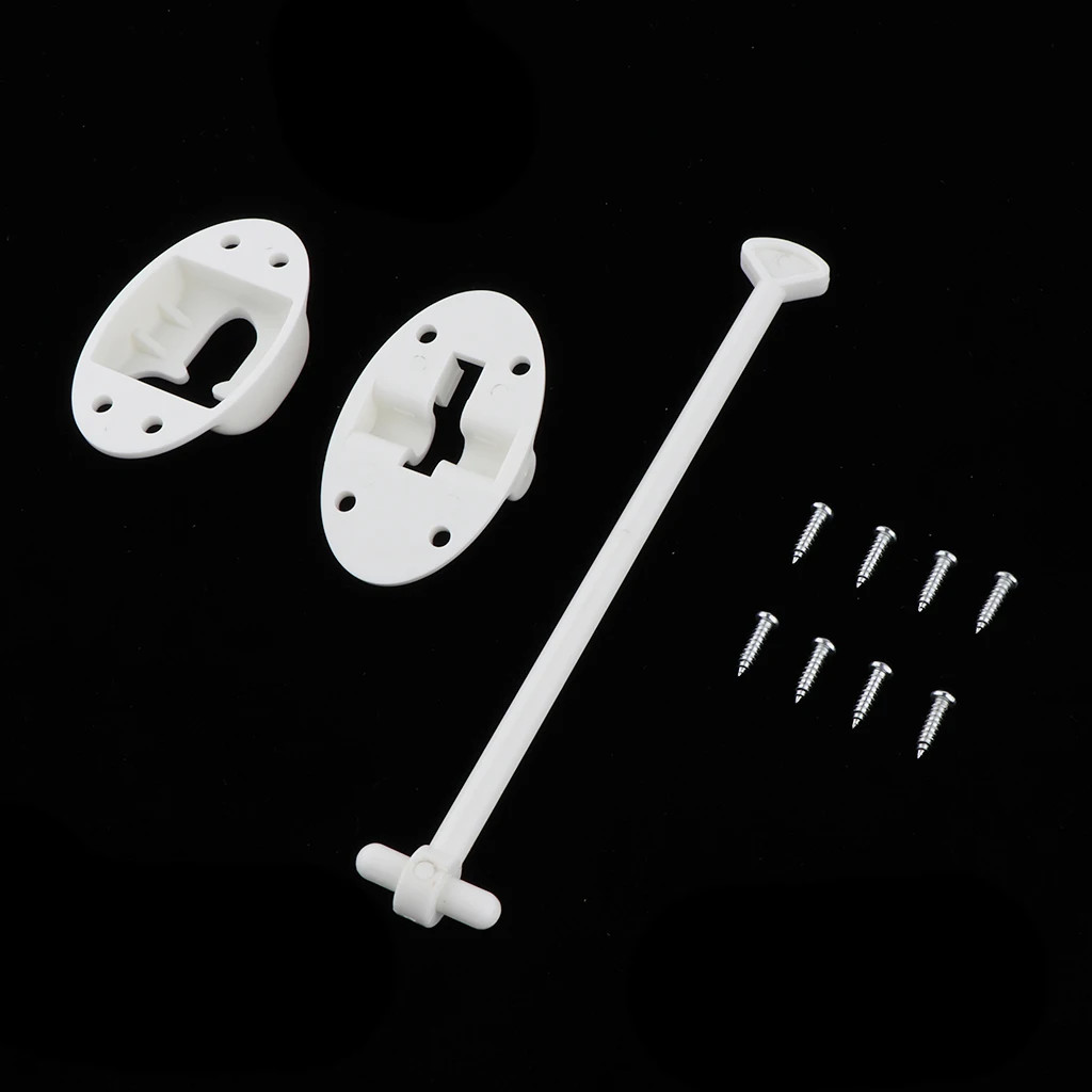 8 '' T-style Door Lock Latch Holder RV Plastic Caravan Trailer Carrier