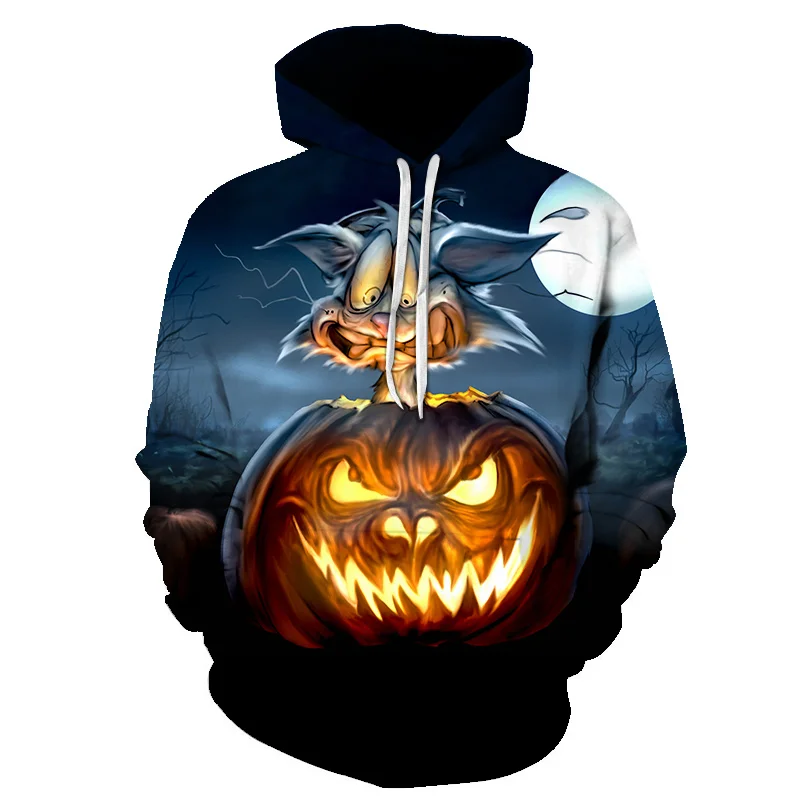 BZPOVB jack skellington Jack Sally 3d harajuku hoodies Sweatshirt Winter Nightmare Before Christmas Halloween streetwear