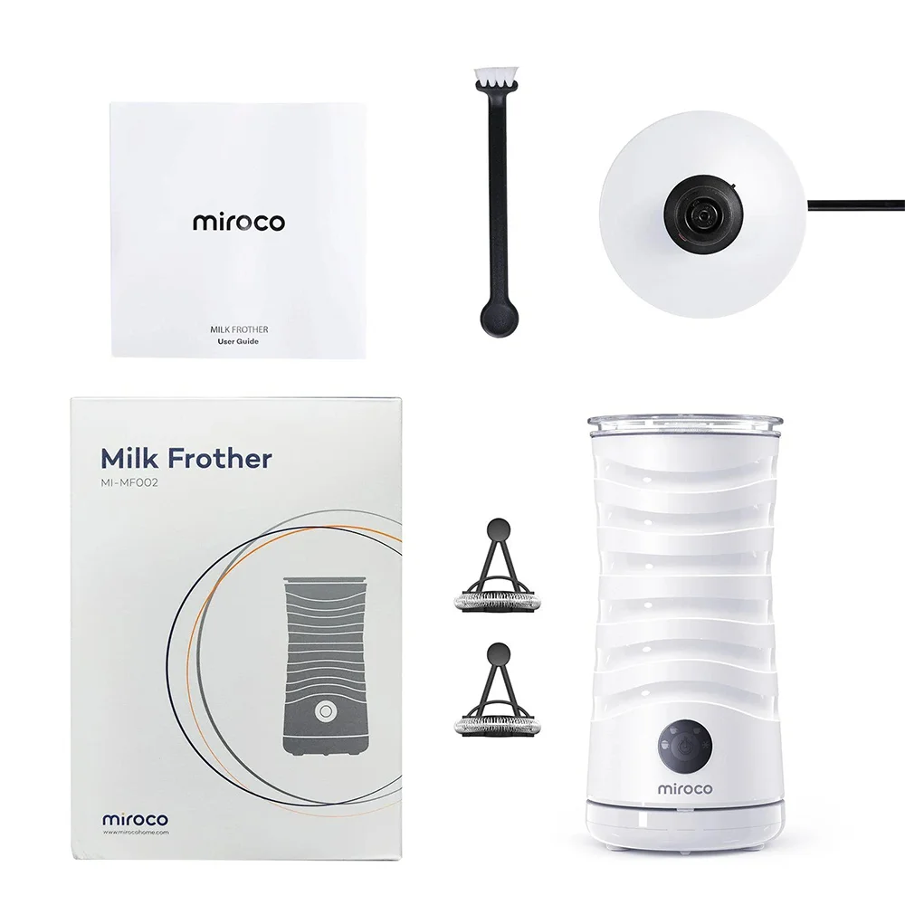 Exclusive Price Cut Milk Frother, Miroco Electric Milk Steamer Soft