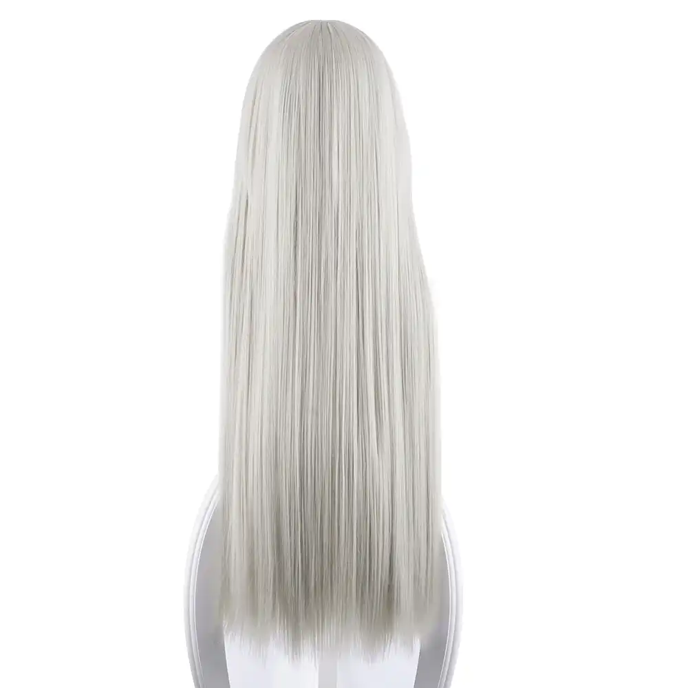 Anime KAKEGURUI Yomoduki Runa Parrucca lunga Parrucca Cosplay Gioco di ruolo Latte Colore dorato 80 cm