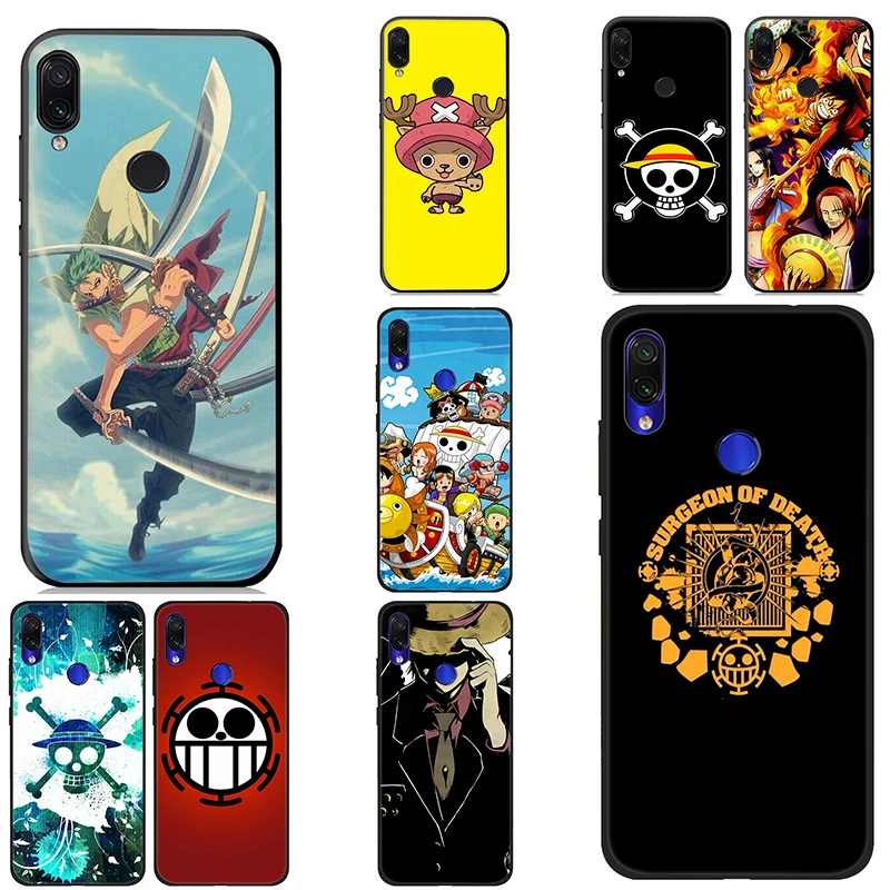 IYICAO Одна деталь мягкий чехол с мультяшным рисунком для Xiaomi Redmi Note 8 iPhone 7 6 Plus 5 iPad