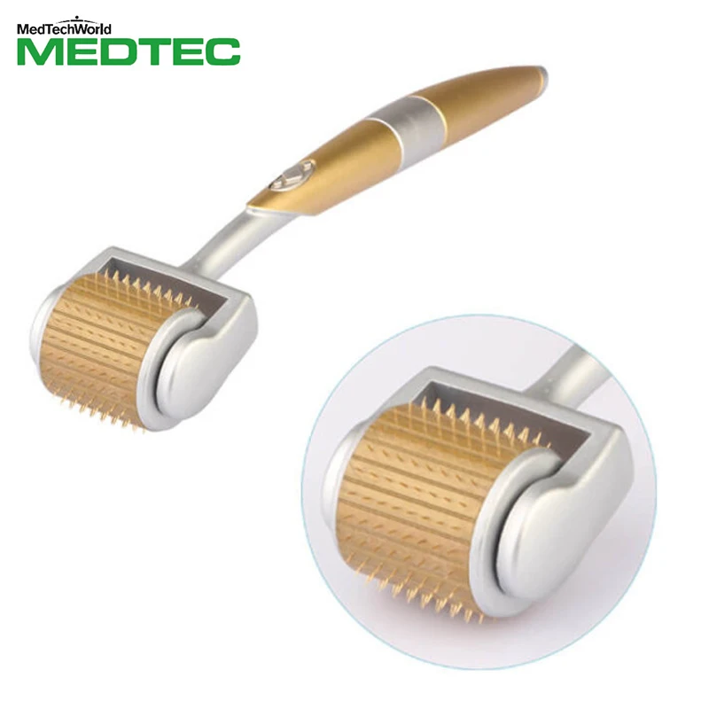 

Microneedle Facial Roller for Skin Care Cosmetic Body Hair loss Treatment Titanium Mezoroller Microniddle Roller for face