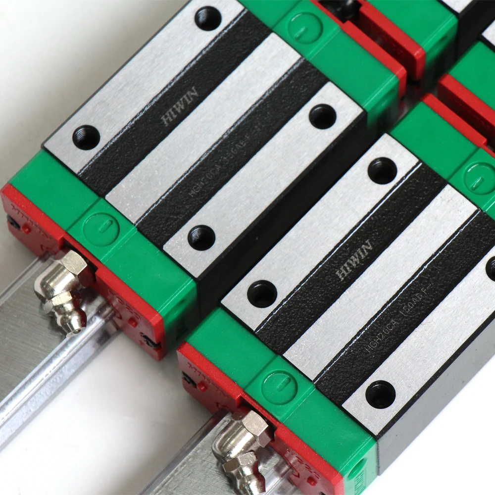 HIWIN HGR20 Length 1500mm HGH20CA Linear Guide Rail and Blocks Carriage Linear Guideways Machine Center CNC with High Quality