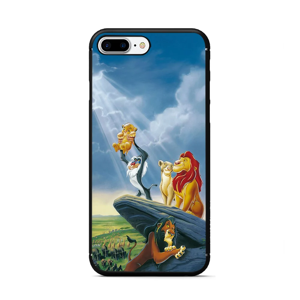 Le roi lion чехол для iphone 7 plus Мягкий ТПУ чехол для телефона iphone 6 7 6s 7 plus X XR XS MAX Lion King nala simba timon coque